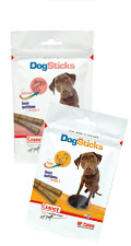 snack per cani - Dog Sticks al pollo (1 confezione x 16 bustine)